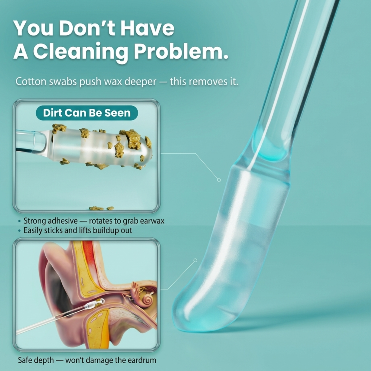 CleanEar™ – Gentle ear cleaner for easy cleaning