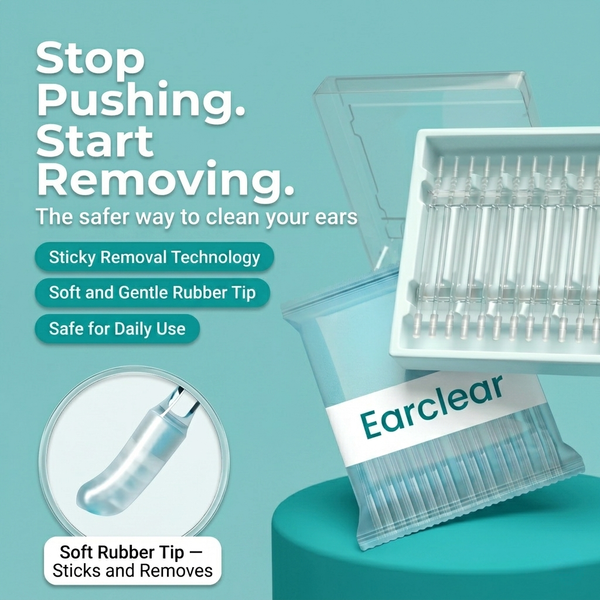 CleanEar™ – Gentle ear cleaner for easy cleaning