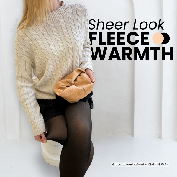Softelle™ – Fluffy fleece tights for warm, relaxed legs