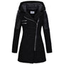 Zara Women's Winter Jacket | Slant-Zip Design