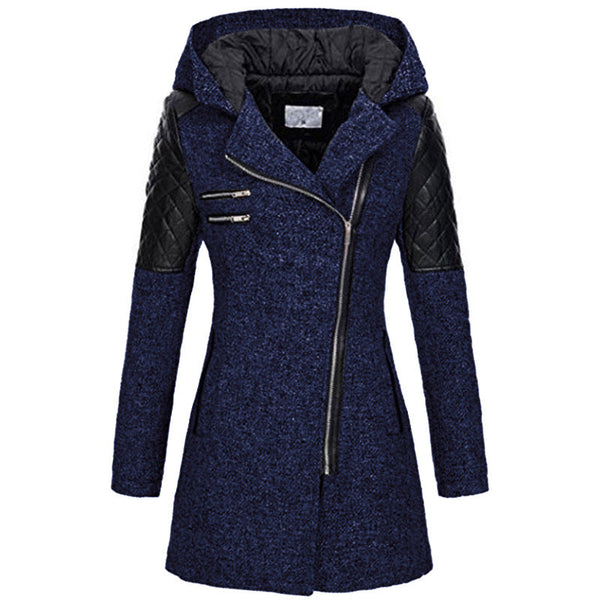 Zara Women's Winter Jacket | Slant-Zip Design