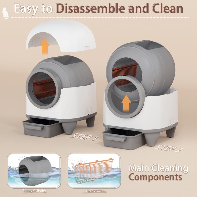 Self-Cleaning Litter Box