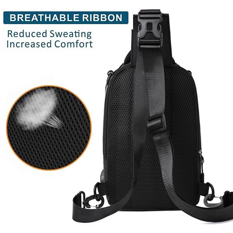 Zentro — Waterproof Anti-Theft Crossbody Bag with USB Port
