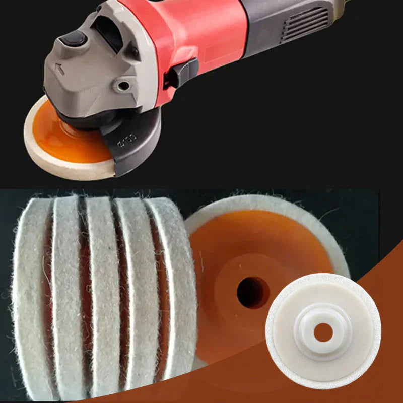 ShineCraft™ Wool Polishing Wheel Disc