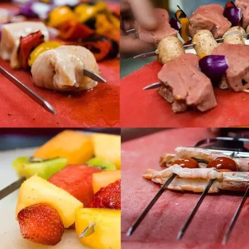 BlazeTrio Skewers — Master the Grill, Ignite Legendary Flavor Every Time