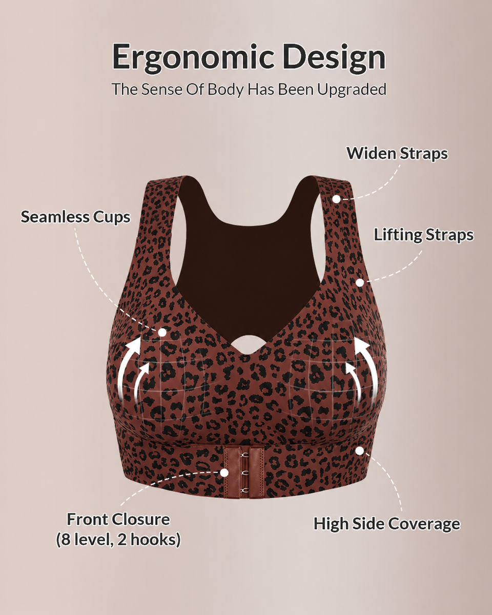 PosturaVela™ Cross Back Bra for Supportive Comfort