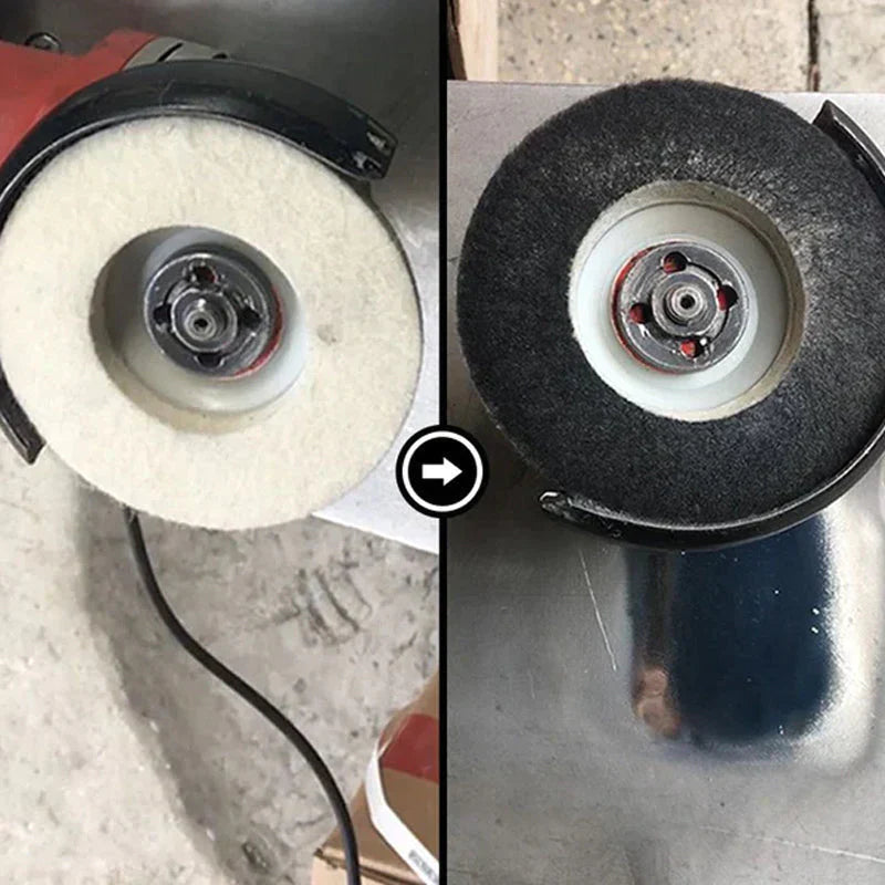 ShineCraft™ Wool Polishing Wheel Disc