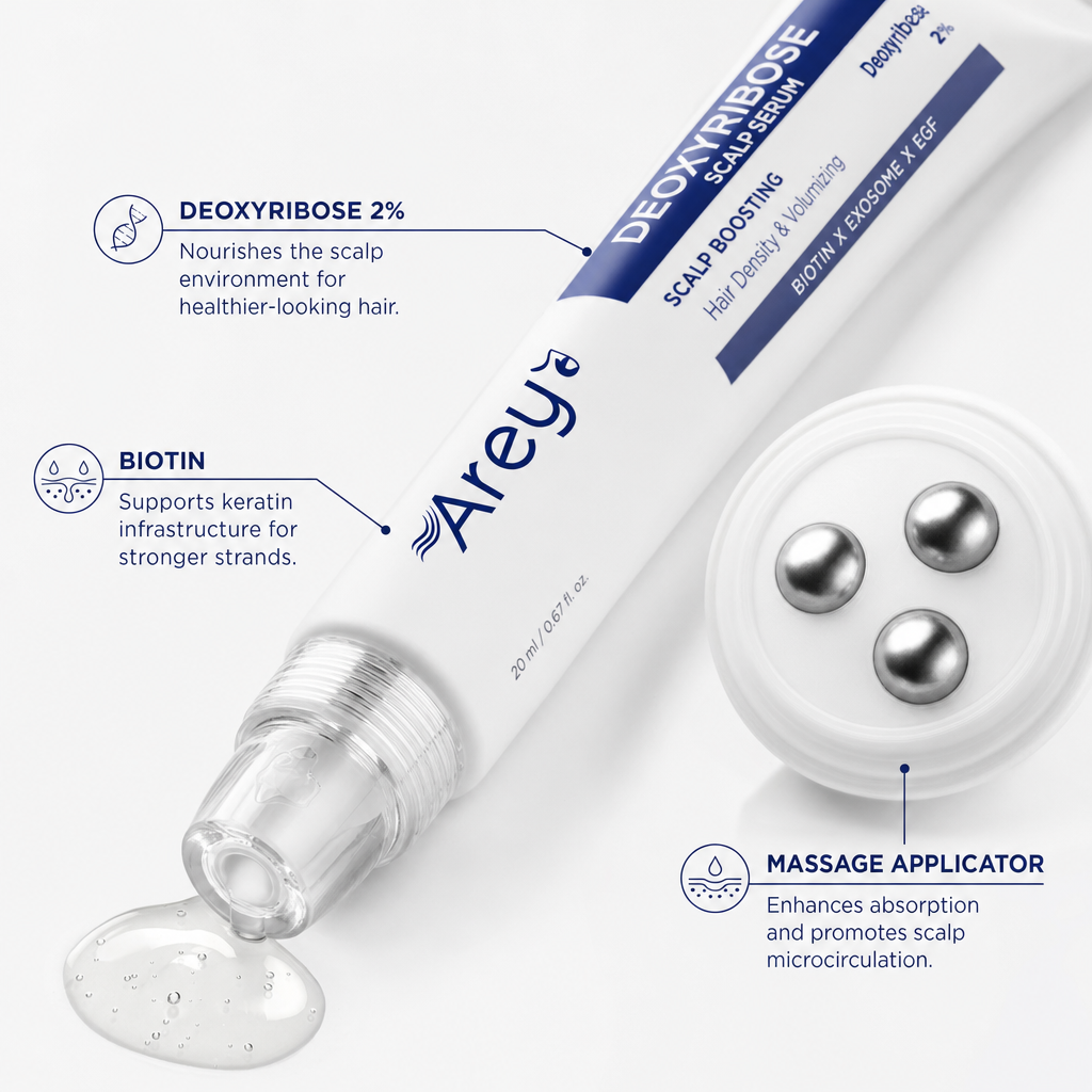 HairViora™ – Deoxyribose scalp care for healthy-looking hair