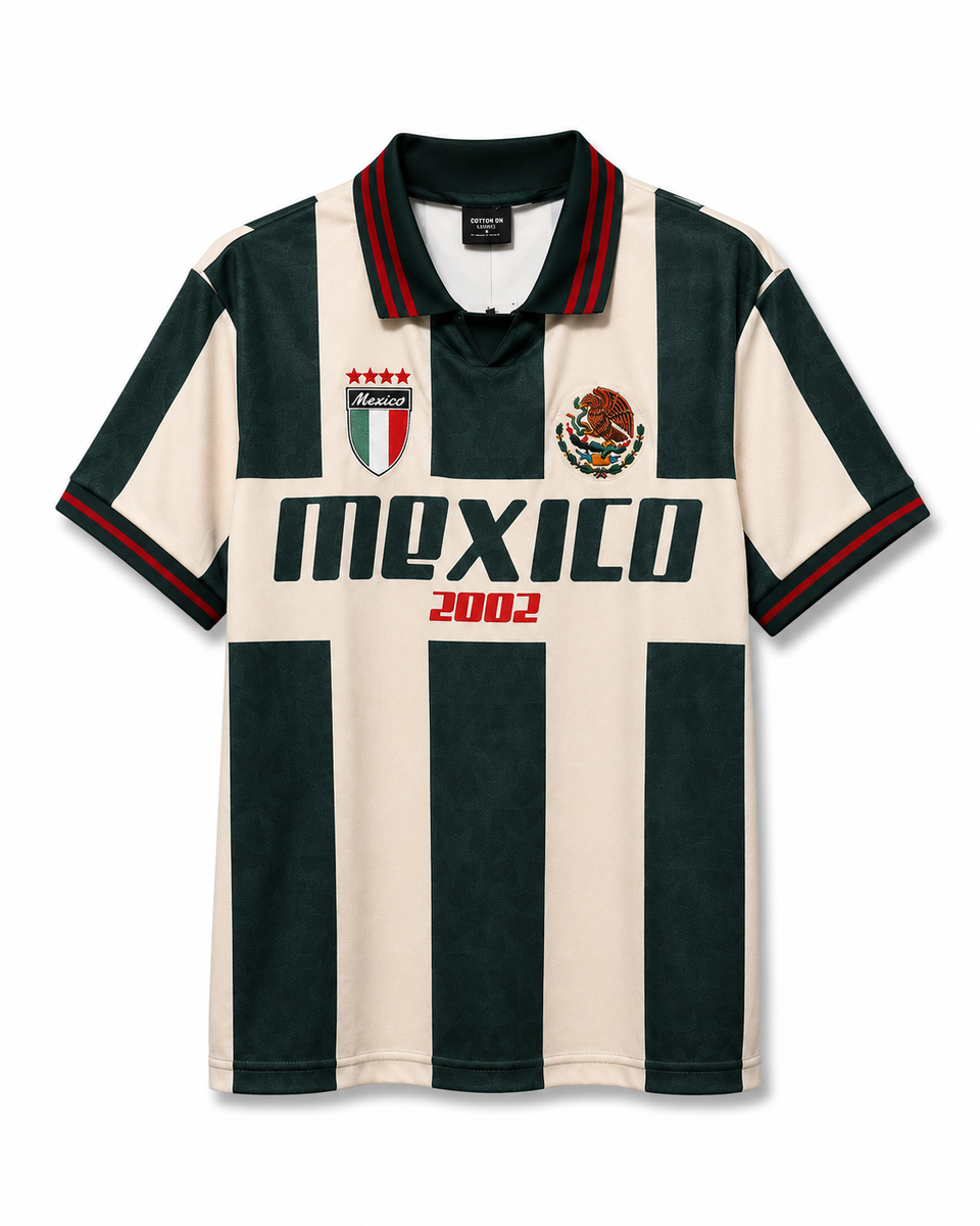 VerdeAzul™ – Retro Mexico Jersey for Fans & Streetwear