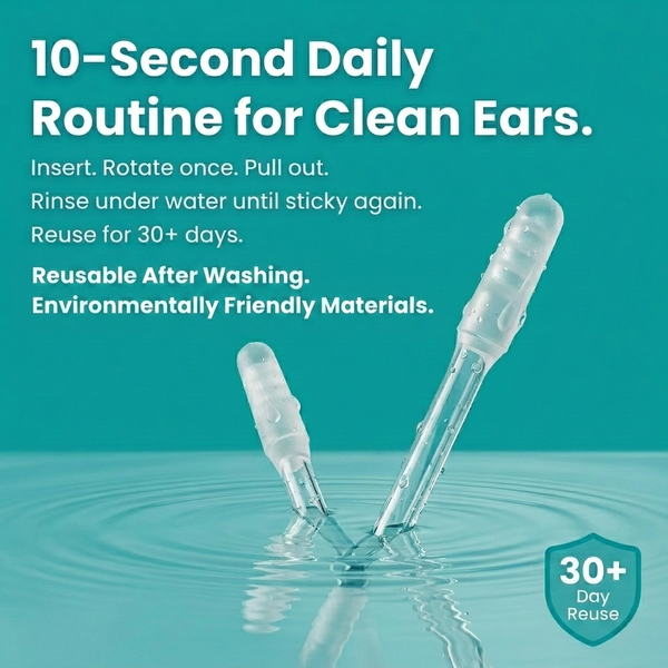 CleanEar™ – Gentle ear cleaner for easy cleaning