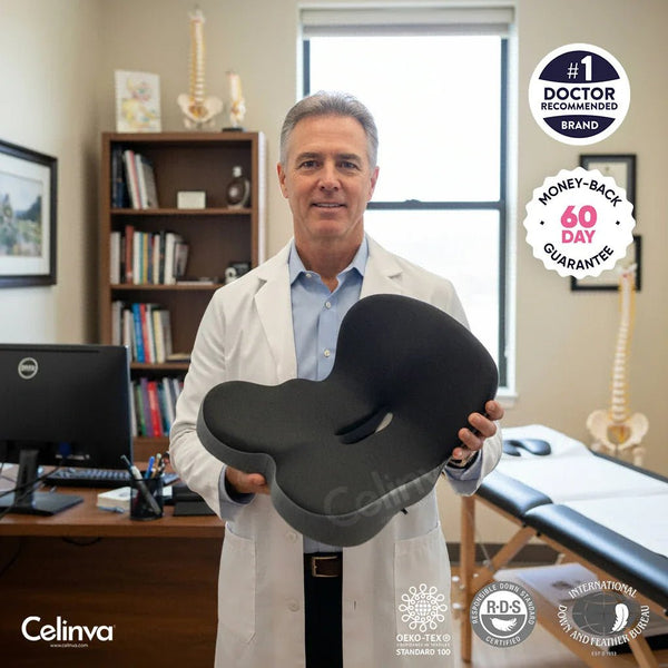 SitEase™ Orthopedic Cushion for Pain-Free, Comfortable Sitting