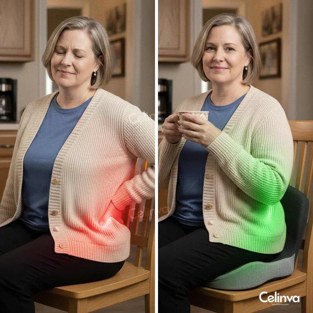 SitEase™ Orthopedic Cushion for Pain-Free, Comfortable Sitting
