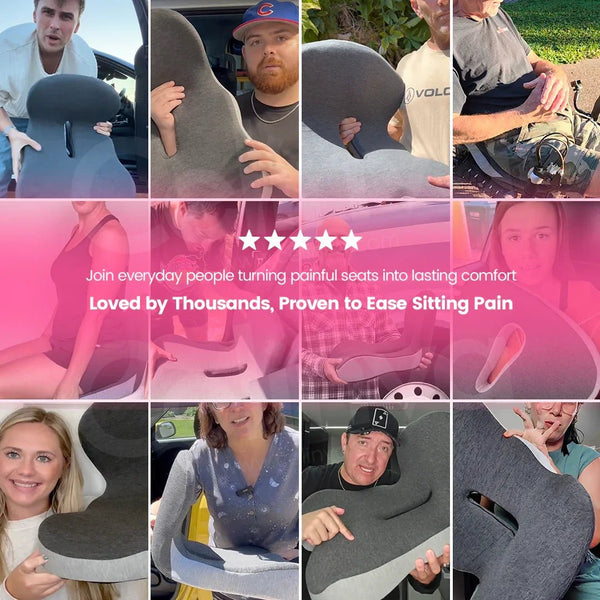 SitEase™ Orthopedic Cushion for Pain-Free, Comfortable Sitting