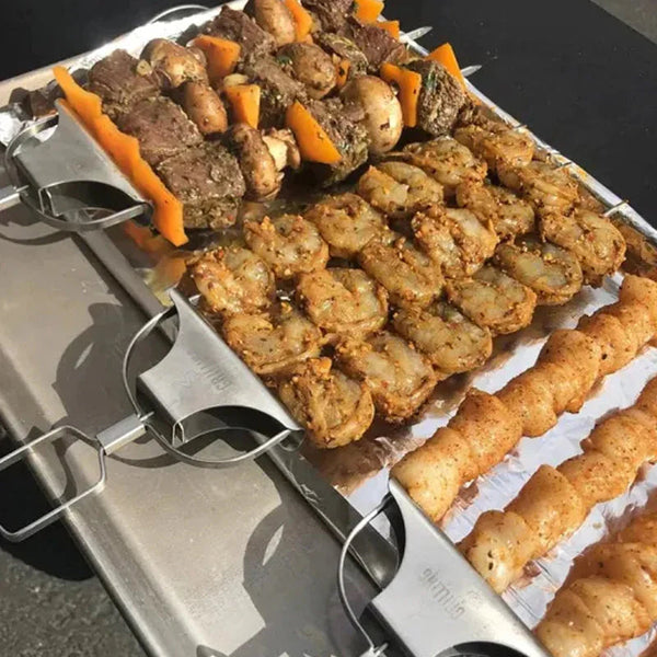 BlazeTrio Skewers — Master the Grill, Ignite Legendary Flavor Every Time