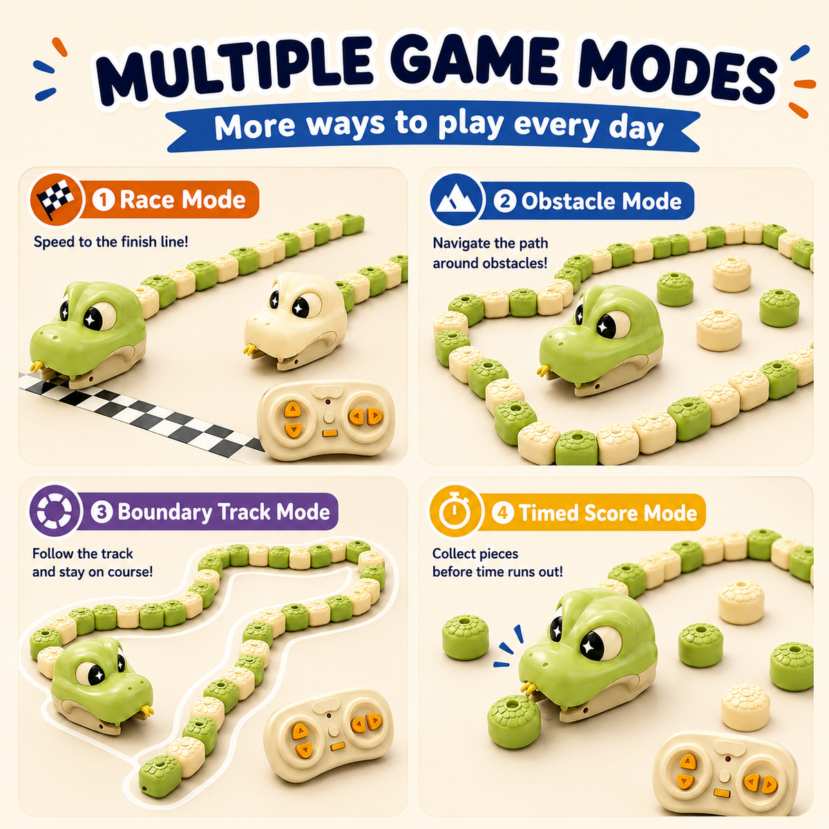 TailRush™ – Remote-Control Snake Battle Game for Kids