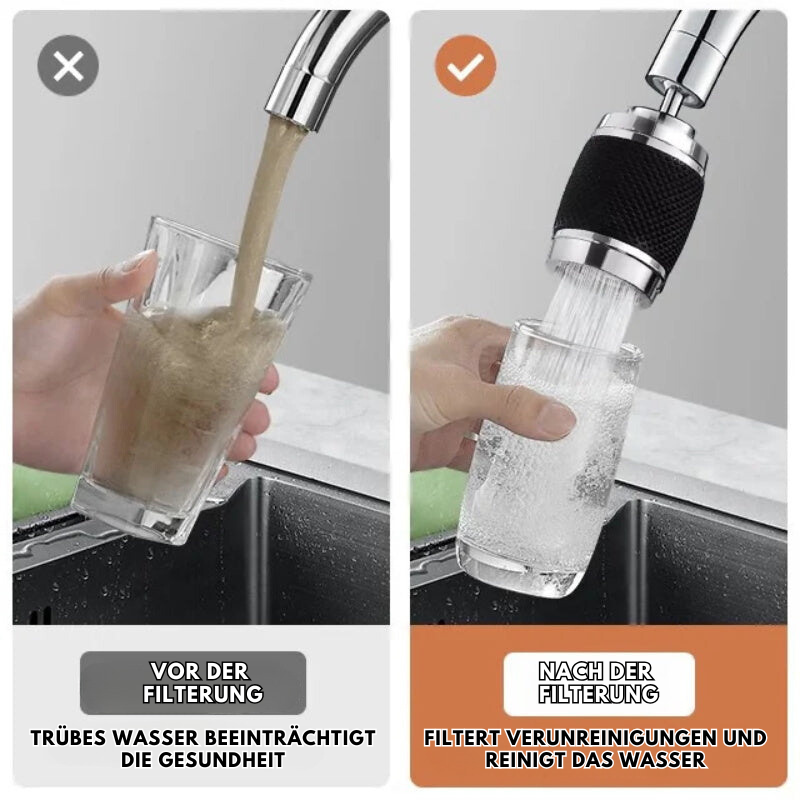 QuickRinse™ 360° Rotatable Faucet Attachment