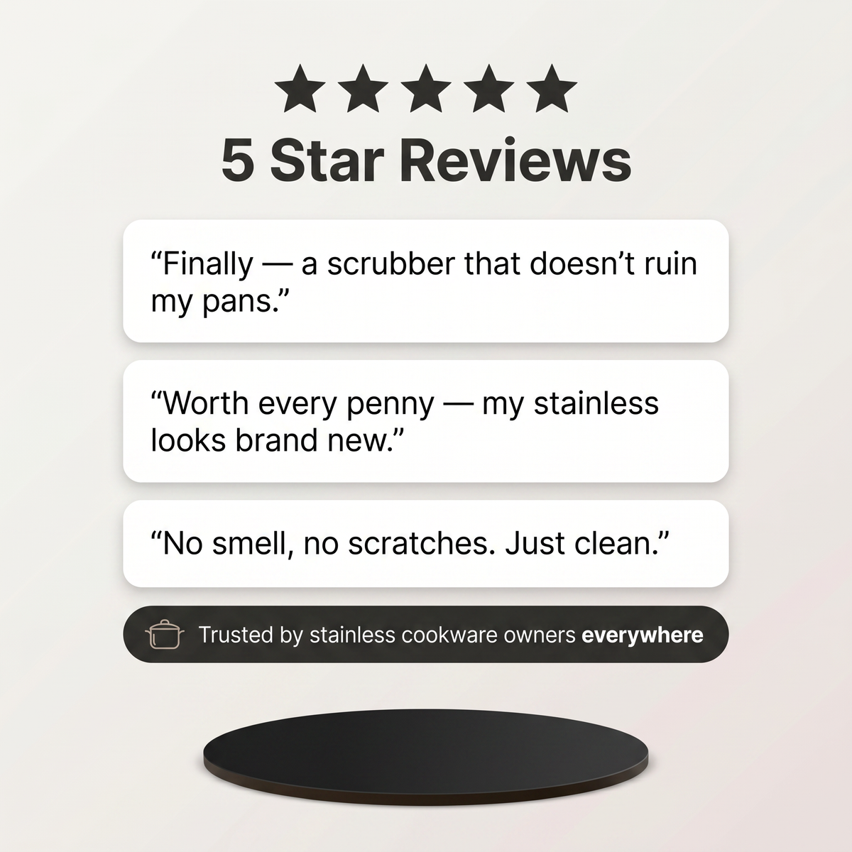 Restore Stainless Steel Shine Faster with Powerful Cleaning Sponge