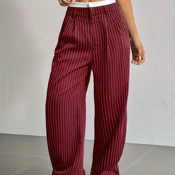PinstripePower™ — Sculpt Your Curves and Command Every Room with Effortless Style
