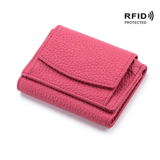 SafeHold – RFID Blocking Leather Mini Wallet