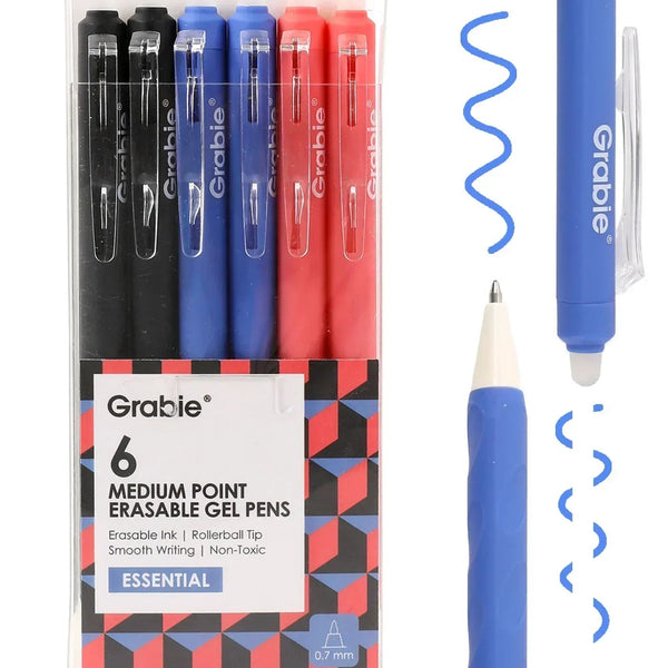 Medium Point Erasable Gel Pen Set