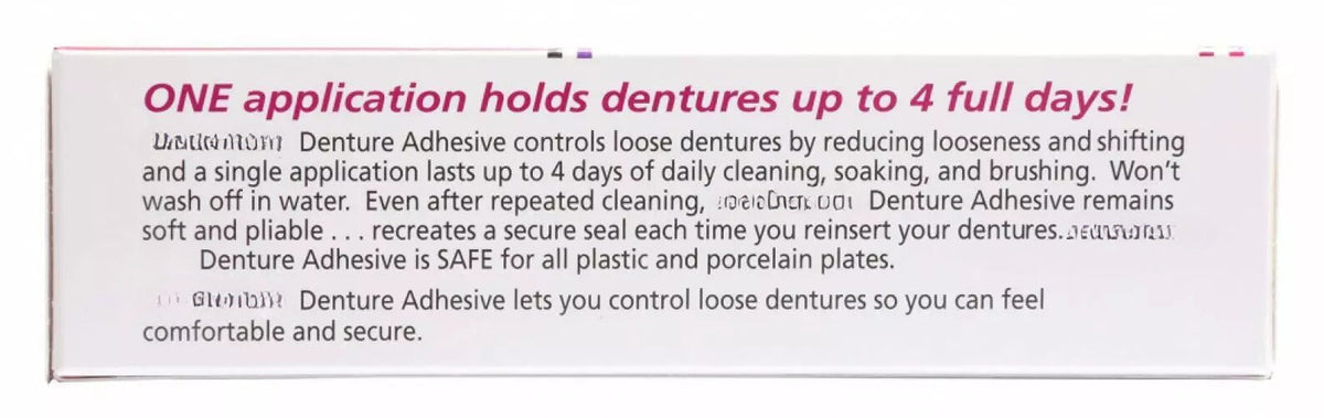 Thermoplastic Denture Adhesive