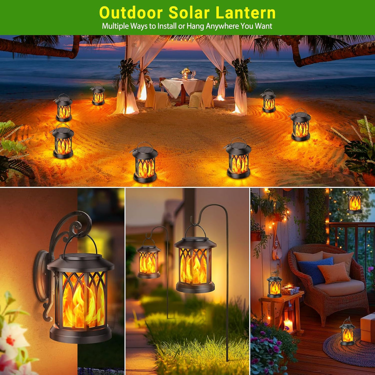 1+1 FREE | Twilight Ember - Flame Lantern for Cozy Outdoor Nights