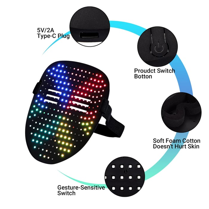 LumiMask™ Instant Light Mood Mask