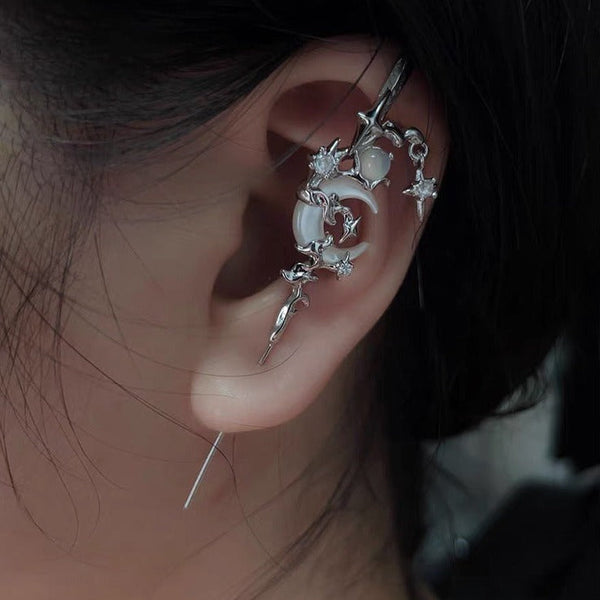 Myth of the Moon Needle Earrings - Fashion Jewelry for Women