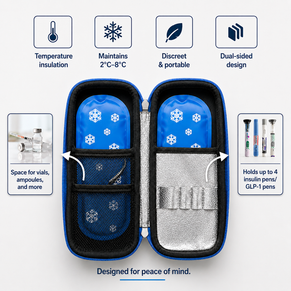 MediCool™ Insulated Medication Case for Easy Travel Organization