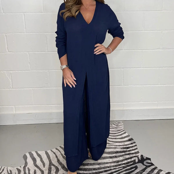 Autumn™ | Women's Long Top and Pants Set