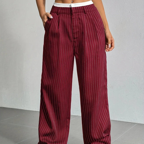 PinstripePower™ — Sculpt Your Curves and Command Every Room with Effortless Style