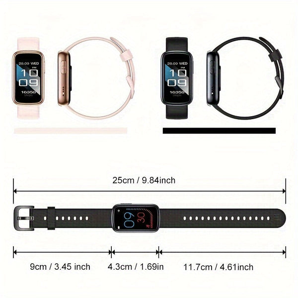Waterproof Smart Watch with 7-Day Battery Life and Fast Charging for Fitness Tracking