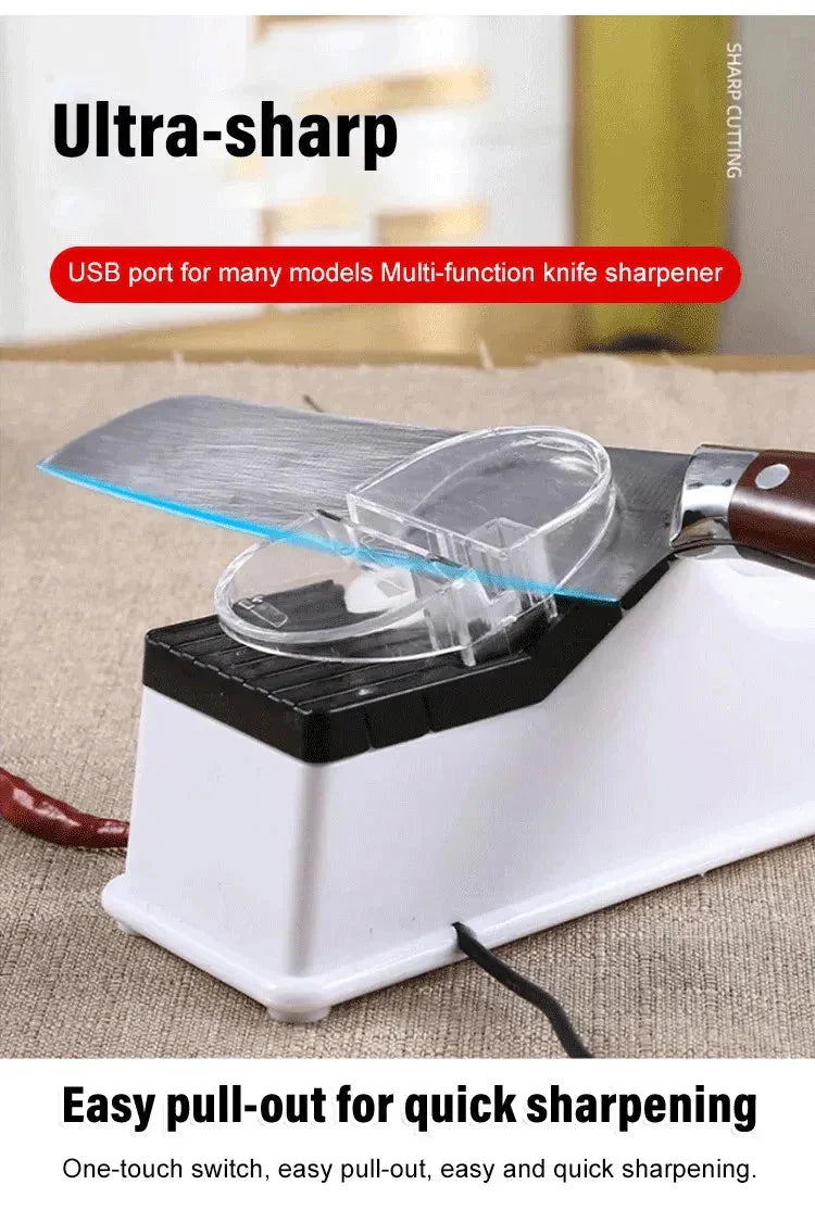 Multi-Function Double Sided Electric Knife Sharpener