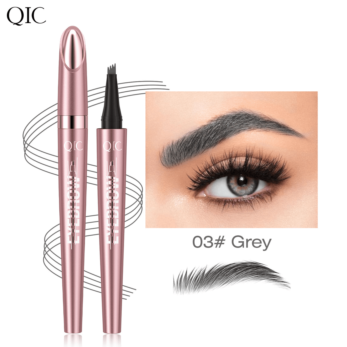 Waterproof Micro-Fork Brow Pencil