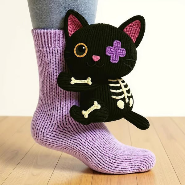 PawPrints – Cozy Animal Pattern Socks