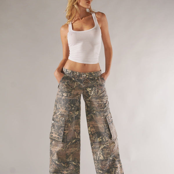 Unisex Camo Cargo Pants