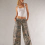 Unisex Camo Cargo Pants