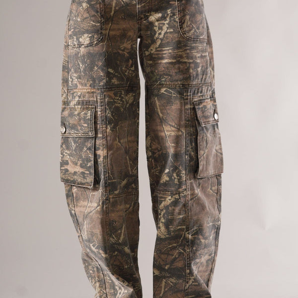 Unisex Camo Cargo Pants