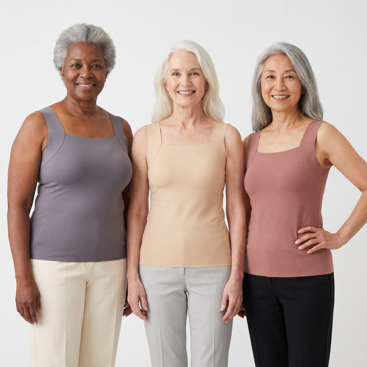 Band-Free Support Tank for All-Day Comfort and Shape