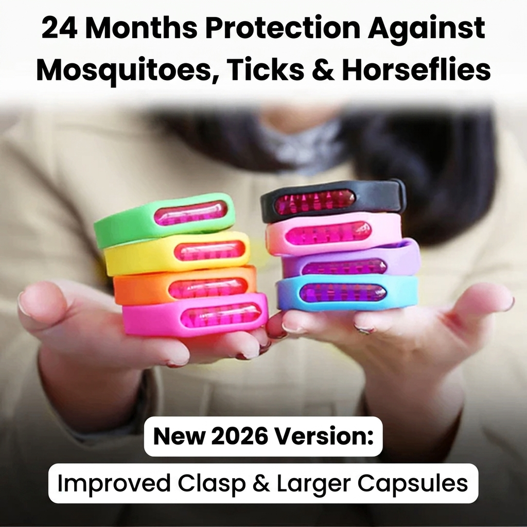 BiteFree™ Protection Bracelet Keeps Mosquitoes Away Naturally