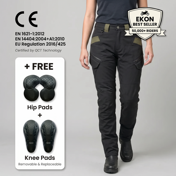 VeloGuard™ Women's Riding Pants Keep Riders Cool Safely