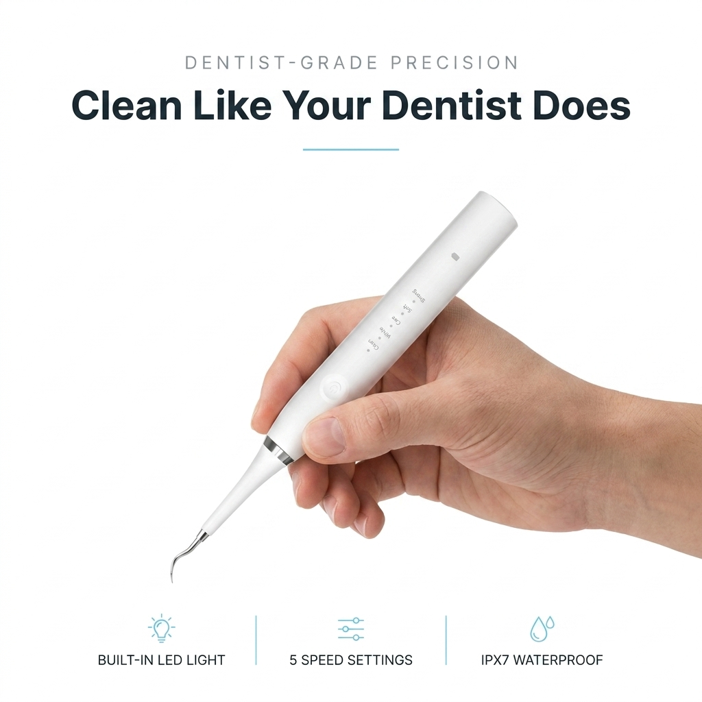 Electric Teeth Cleaner for Whiter Teeth and Healthier Smiles