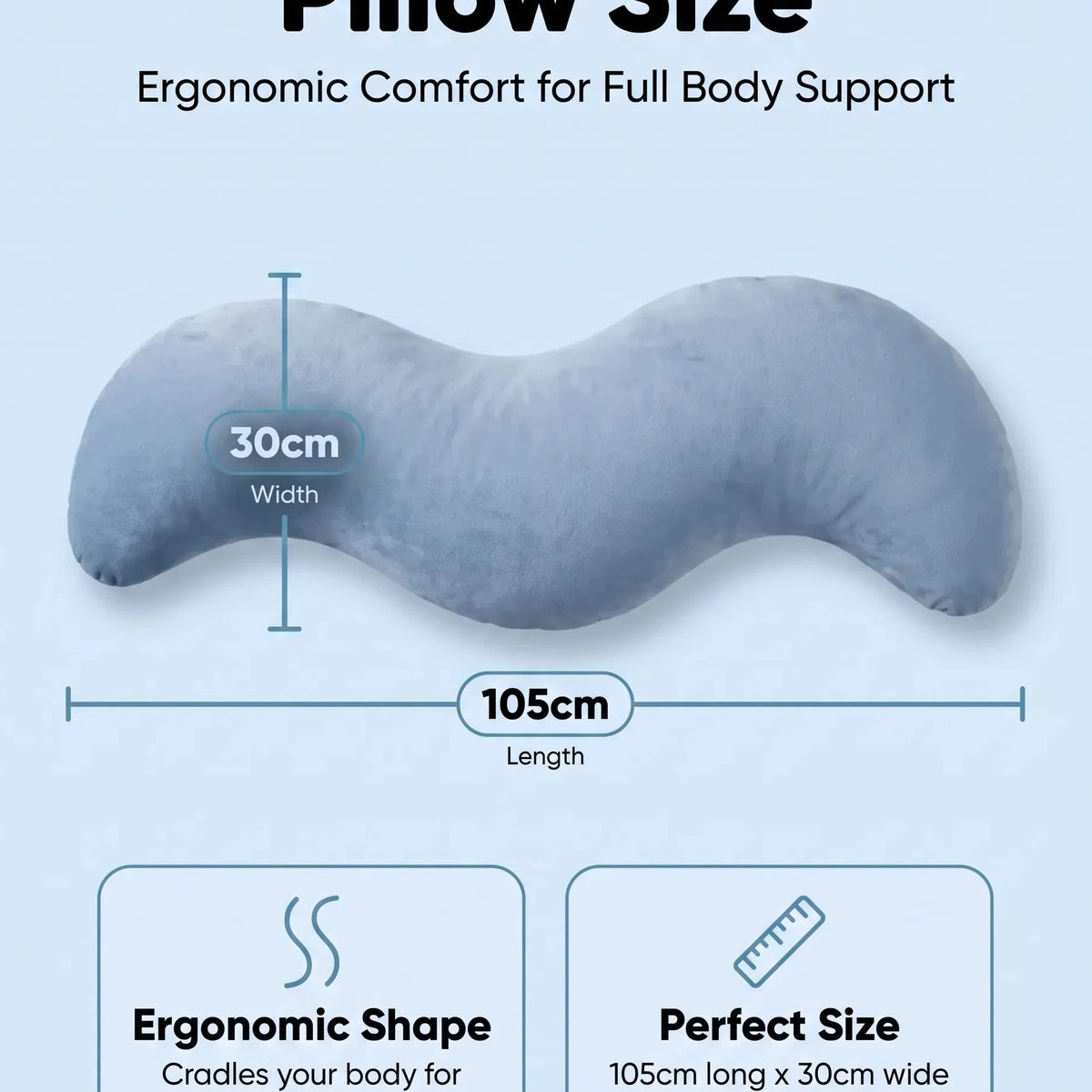 BodyViva™ – Ergonomic sleeping pillow for natural body alignment