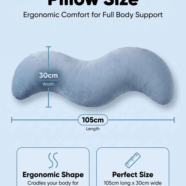 BodyViva™ – Ergonomic sleeping pillow for natural body alignment