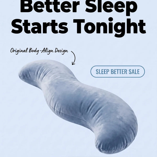 BodyViva™ – Ergonomic sleeping pillow for natural body alignment