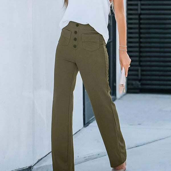 Victoria™ Elastic Pants With High Waist