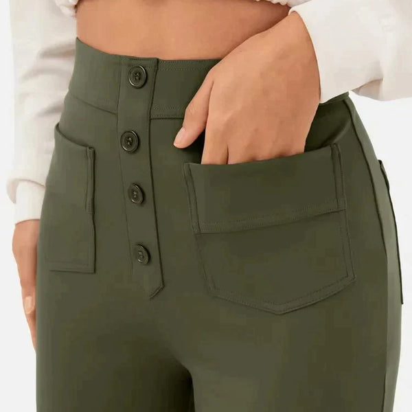 Victoria™ Elastic Pants With High Waist