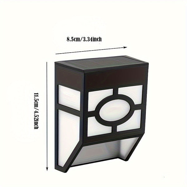 Solar LED wall light (2 packs)