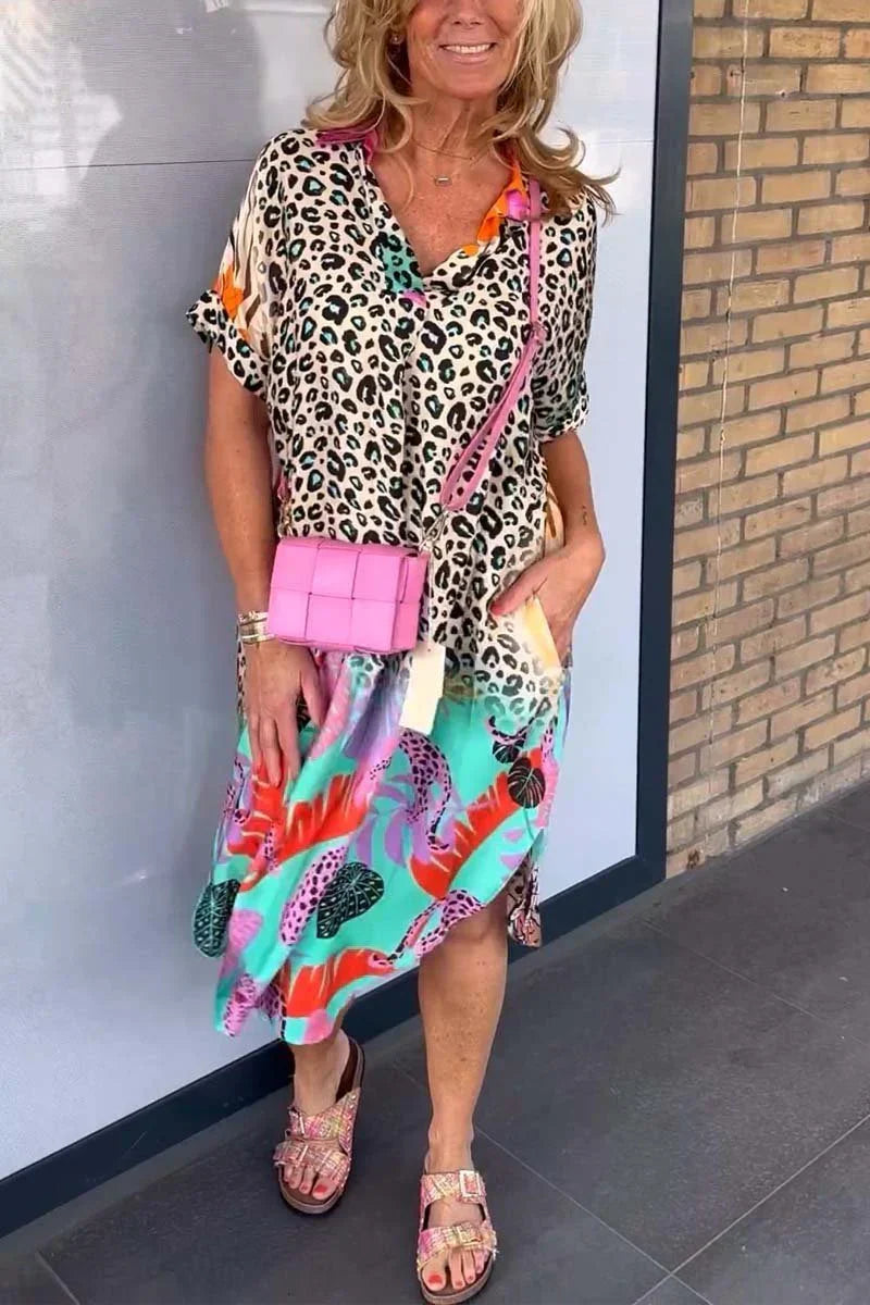 Kaitlyn™ Summer Leopard Dress