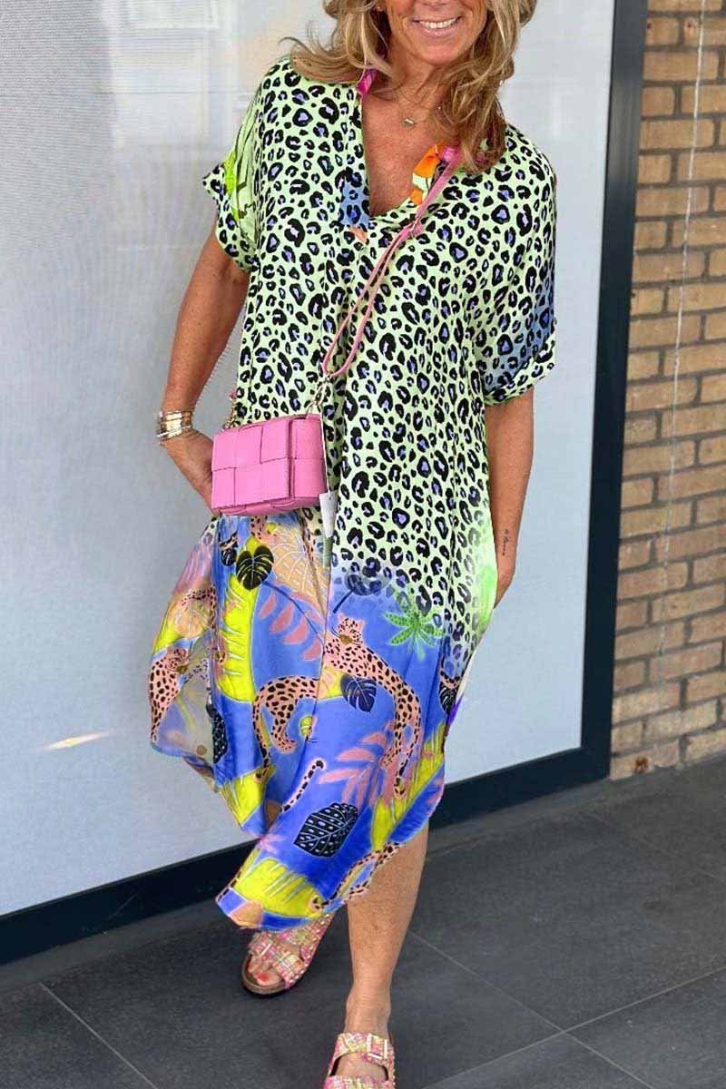 Kaitlyn™ Summer Leopard Dress
